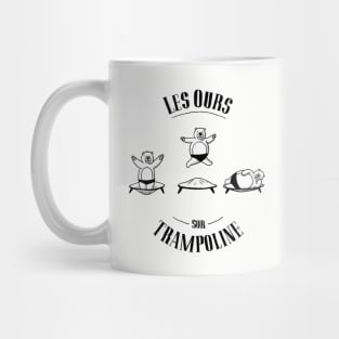 Bears on the Trampoline Mug